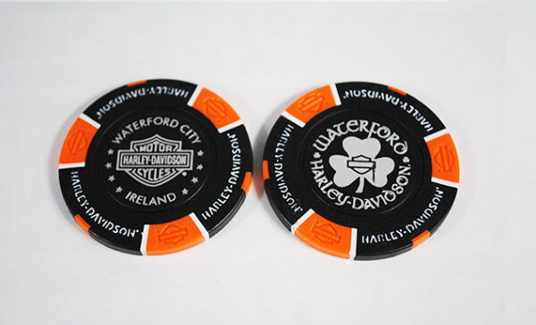 WH-D BLACK POKER CHIP