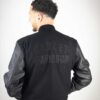Men's Black Leather Jacket - Image 3