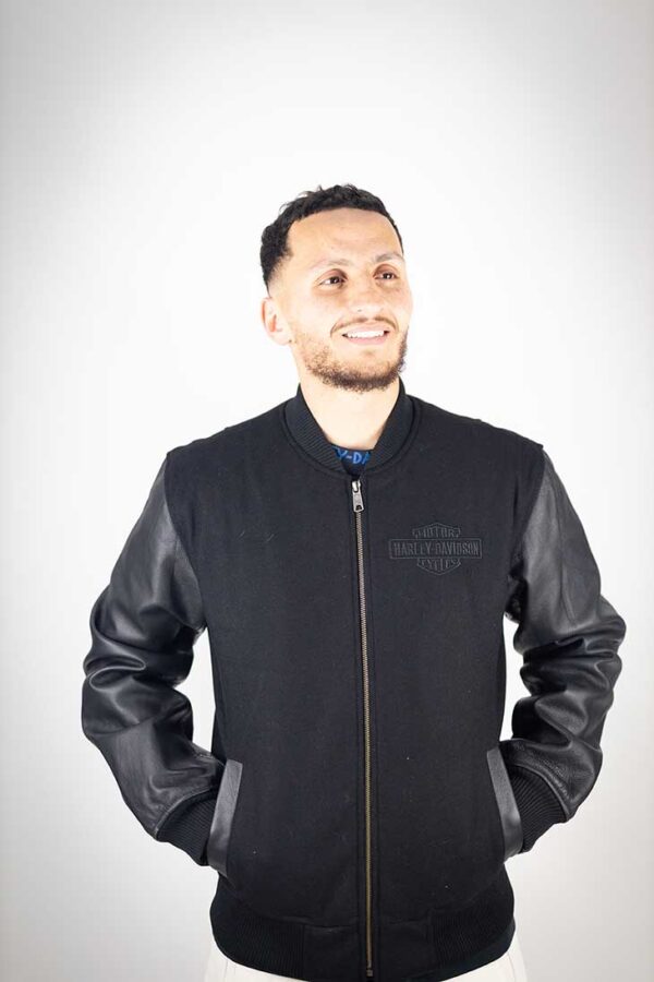 Men's Black Leather Jacket